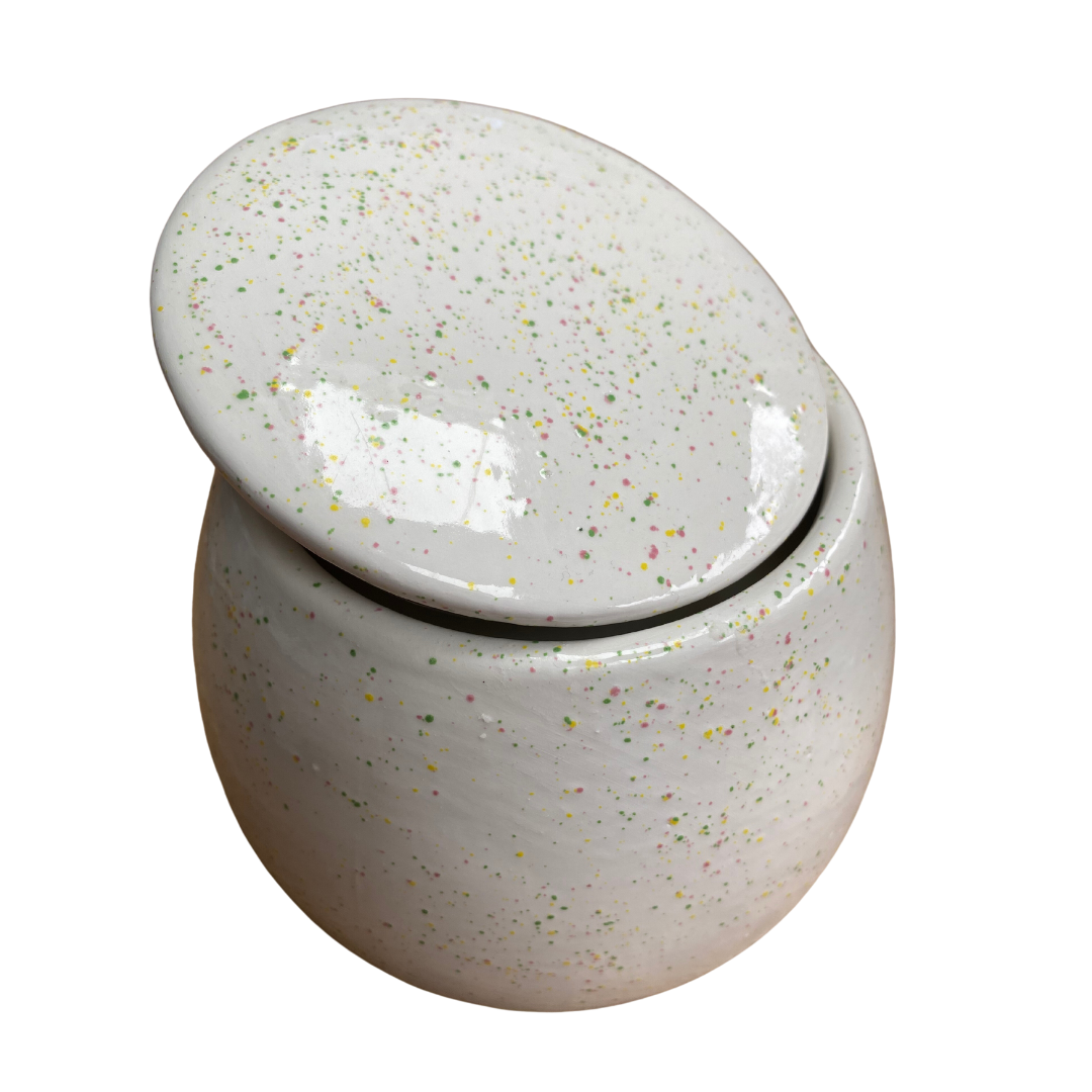 Fresh fig - Hand painted ceramic soy wax three wick candle